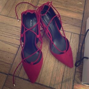 ALDO Red heeled Sandal